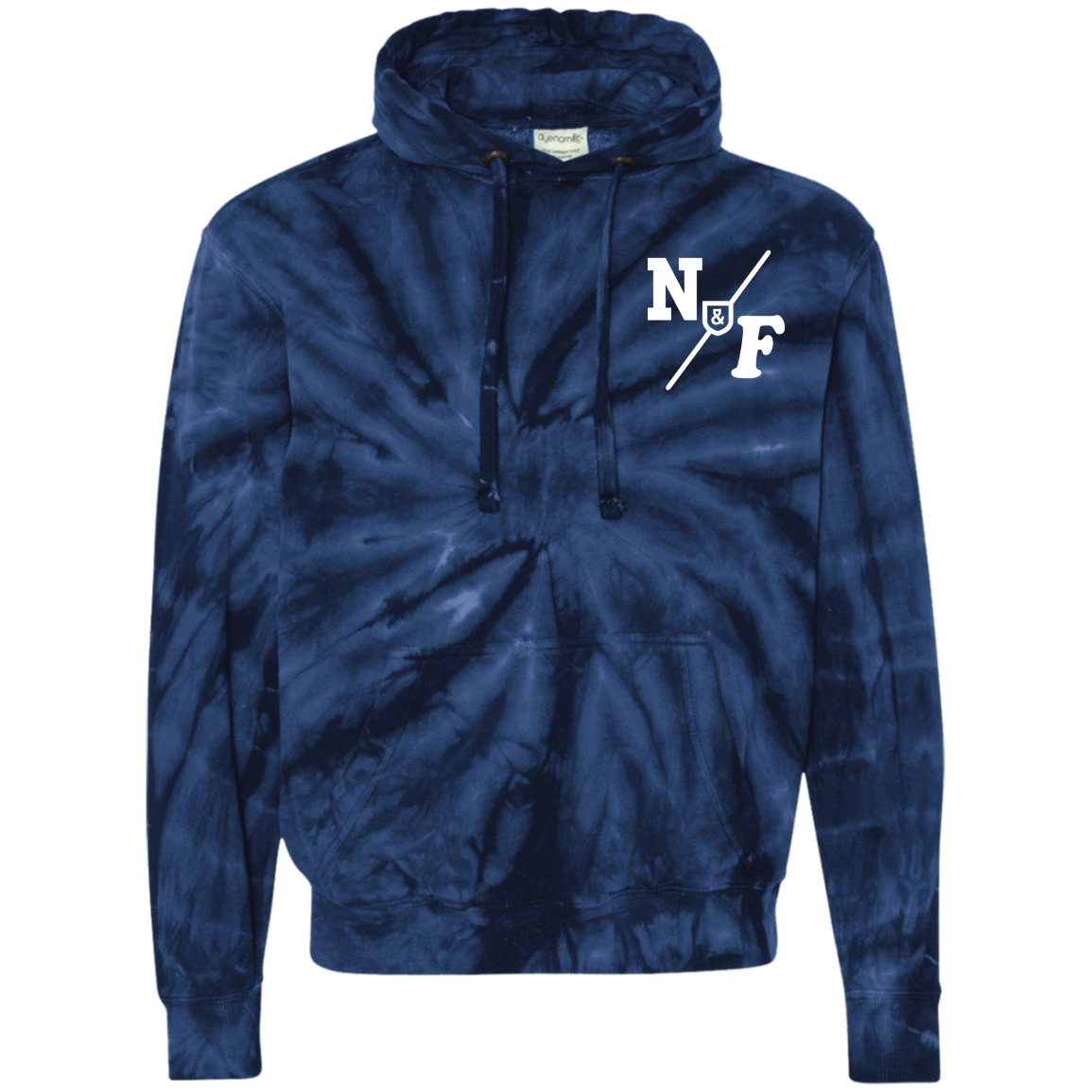 Navy blue best sale tie dye hoodie